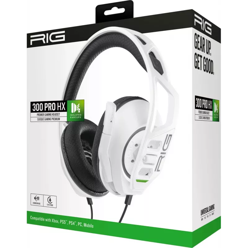 NACON RIG 300HX Gaming Headset, baltas, skirtas Xbox