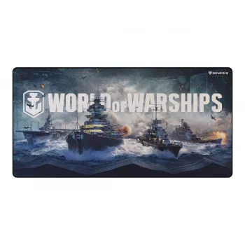 Natec Genesis Carbon 500 Maxi Gaming Mouse Pad World of Warships Armada - 900 x 450 mm