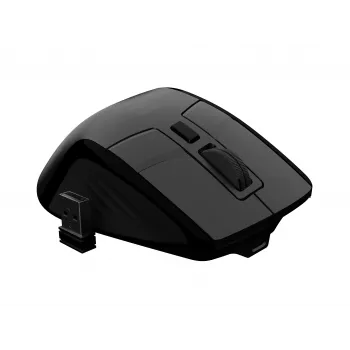 Natec Jaguar Pro belaidė žaidimų pelė, 2.4 GHz + Bluetooth, 4000 DPI, juoda