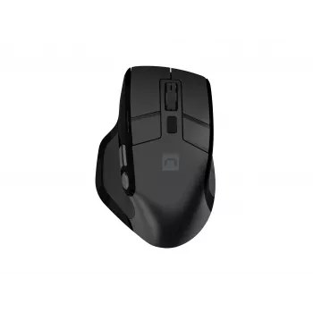 Natec Jaguar Pro belaidė žaidimų pelė, 2.4 GHz + Bluetooth, 4000 DPI, juoda