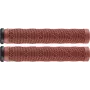 Native Emblem Grips Ember – TPE paspirtuko rankenos su galiniais kamščiais (165 mm, 32 mm OD, 22,2 mm ID) – Deganti oranžinė