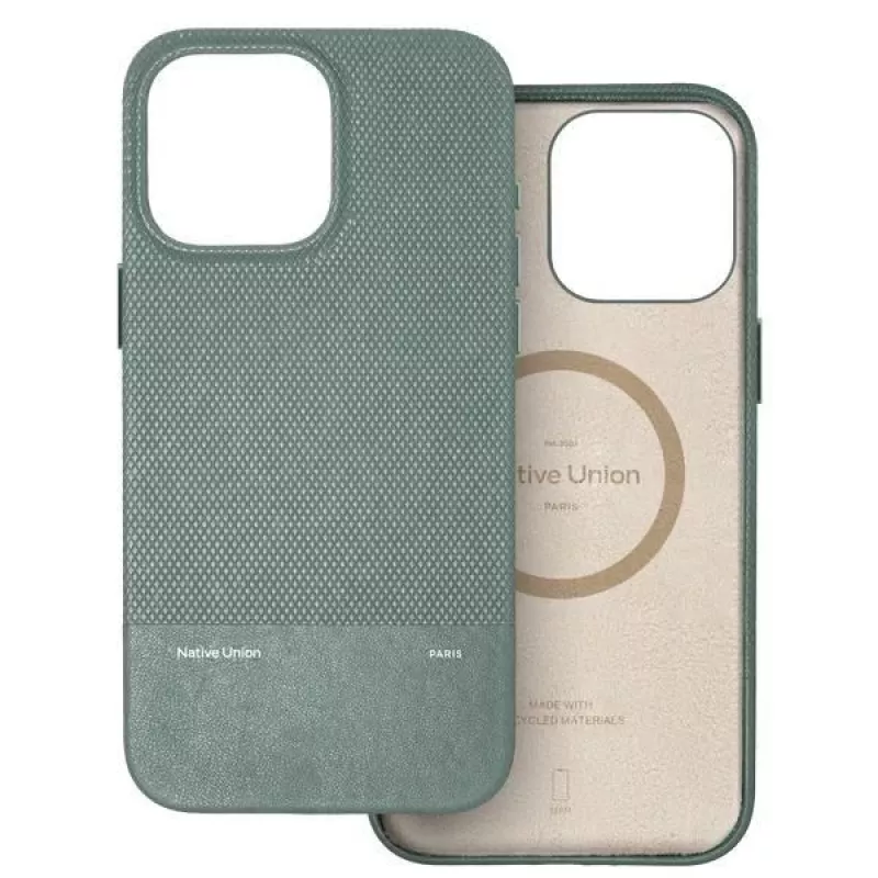 Native Union (RE)Classic Case for iPhone 16 Pro Max su MagSafe - Slate Green