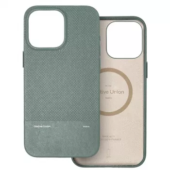 Native Union (RE)Classic Case for iPhone 16 Pro Max su MagSafe - Slate Green