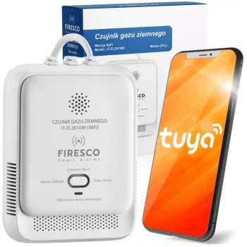 Dujų jutiklis Firesco JT-ZL2010W WiFi Tuya Smart Life