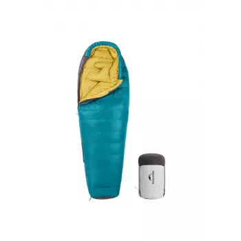 NATUREHIKE Snowbird Duck Down Sleeping Bag 550 M CNK2550WS014-Midnight Blue