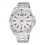 Nautica Vyrų Accra Beach kvarcinis analoginis laikrodis NAPTCS221 44mm juodas ciferblatas silikoninis dirželis