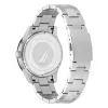 NAUTICA NAPPBF201 Vyriškas Kvarcinis Analoginis Laikrodis su Mėlynu Ciferblatu ir Mėlynu Silikoniniu Dirželiu, 42mm