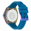 Nautica Men's Porthole Chronograph Quartz Watch NAPTCF201 44 mm mėlynas ciferblatas silikoninis dirželis