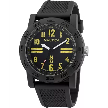 Nautica Pacific Beach Men's Quartz Analog Watch NAPATS303 Blue Silicone 42,5mm