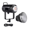 Neewer CB200C 200W RGB LED vaizdo šviesa, 2500K-10000K, CRI/TLCI ≥97, Bowens laikiklis, programėlės ir DMX valdymas