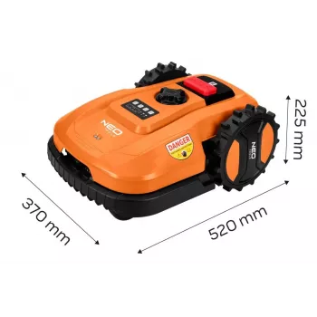 NEO Tools 04-621 40V belaidė žoliapjovė su 40L žolės surinkimo dėže ir mulčiavimo funkcija