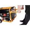 NEO TOOLS 04-732 Trifazis benzolinis generatorius 7,5 kW su AVR, elektriniu užvedimu, ratais