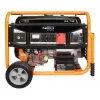 NEO TOOLS 04-732 Trifazis benzolinis generatorius 7,5 kW su AVR, elektriniu užvedimu, ratais