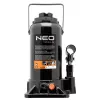 NEO TOOLS 10-456 atsarginis vandens butelio dangtelis, skirtas 10-455, užsukamas su atverčiamu snapeliu, be BPA, juodas