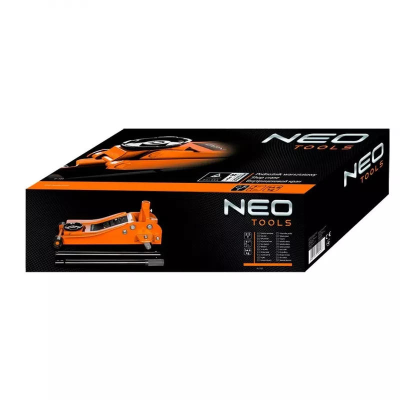 NEO TOOLS 11-731 žemo profilio hidraulinis kėliklis 2,5 t