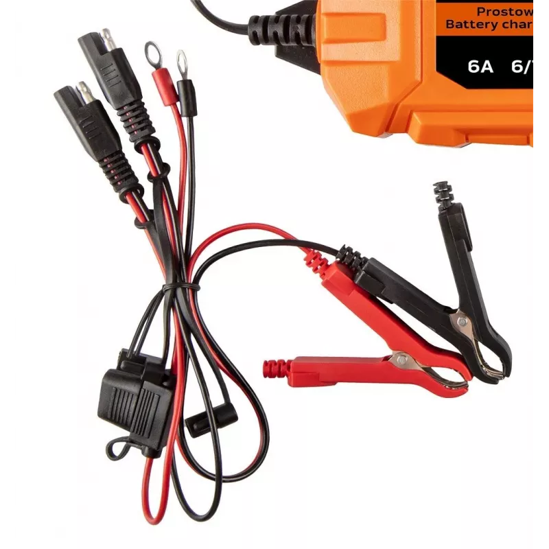 NEO Tools 11-892-1 Automobilio akumuliatoriaus įkroviklio krokodilo gnybtai, 15 A, 12 V/24 V, pora