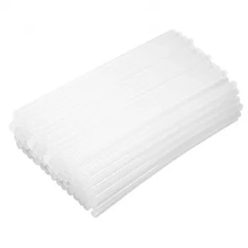 NEO Tools 17-155 Karšto lydalo klijų lazdelės 11,2 mm x 200 mm, 1 kg pakuotė, skaidrios EVA, didelis sukibimas, greitas kietėjimas