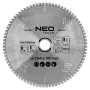 NEO TOOLS 55-548 Diskinis Pjūklas su Kietlydinio Plokštelėmis, 254 mm x 30 mm, 80 Dantų, Universalus