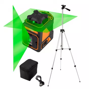 NEO TOOLS 75-160 30m 5-Linijų Raudonas Lazerinis Nivelyras su 1,5 m Trikojis ir Dėklu