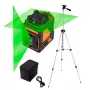 NEO TOOLS 75-160 30m 5-Linijų Raudonas Lazerinis Nivelyras su 1,5 m Trikojis ir Dėklu