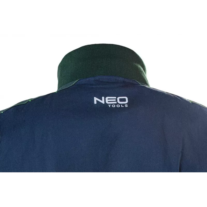 NEO TOOLS 81-216-XL darbo striukė, pilka/oranžinė, XL, 65 % poliesteris 35 % medvilnė, 267 g/m², CE EN ISO 13688
