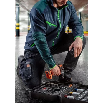 NEO Tools 81-229-XXXL apsauginės kelnės pilka/žalia
