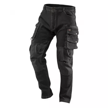 NEO TOOLS 81-236-XXXL apsauginės darbo kelnės, juodos