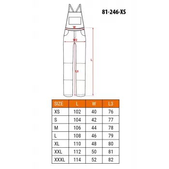 NEO Tools 81-246-XS darbo marškinėliai grafito XS – 100% medvilnė, EN ISO 13688