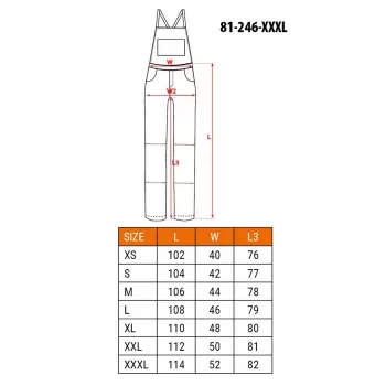 NEO Tools 81-246-XXXL darbo drabužiai pilka/žalia
