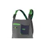 NEO Tools 81-247-L Vyriškos darbo kelnės su kelių apsaugomis, pilkos/žalios, L dydis