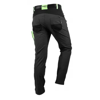 NEO Tools 81-290-M apsauginės darbo kelnės, juodos, M dydžio