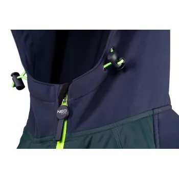NEO TOOLS 81-559-XL unisex darbo švarkas, 100% medvilnė, pilka, 7 kišenės