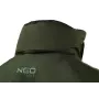 NEO TOOLS 81-573-XXXL Vyriška žiemos darbo striukė juoda/pilka, atspari vandeniui ir vėjui, nuimamas gobtuvas, EN ISO 13688
