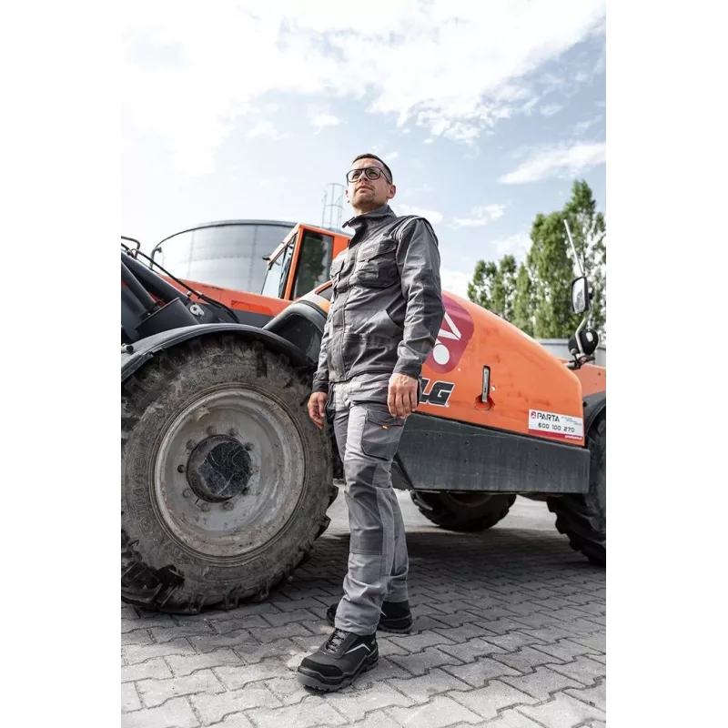 NEO Tools 82-151-46 S1P SRC Žemi apsauginiai bateliai su plieniniu piršto gaubtu ir Kevlar pada, dydis EU 46, juodi/pilki