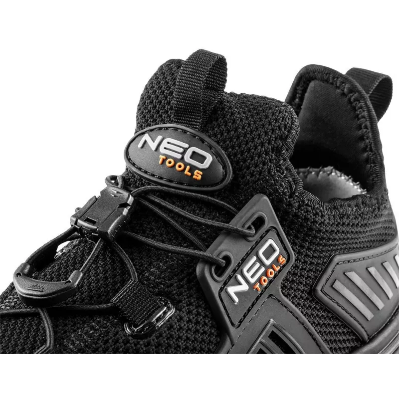 NEO Tools 82-158-42 S1P SRC apsauginiai bateliai su plieniniu pirštu, 42 dydis, juoda/pilka