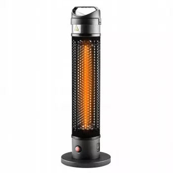 NEO TOOLS 90-035 elektrinis infraraudonųjų spindulių šildytuvas 1000 W, juodas