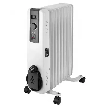 NEO TOOLS 90-152 alyvinis radiatorius 2000W 9 briaunų, baltas/pilkas