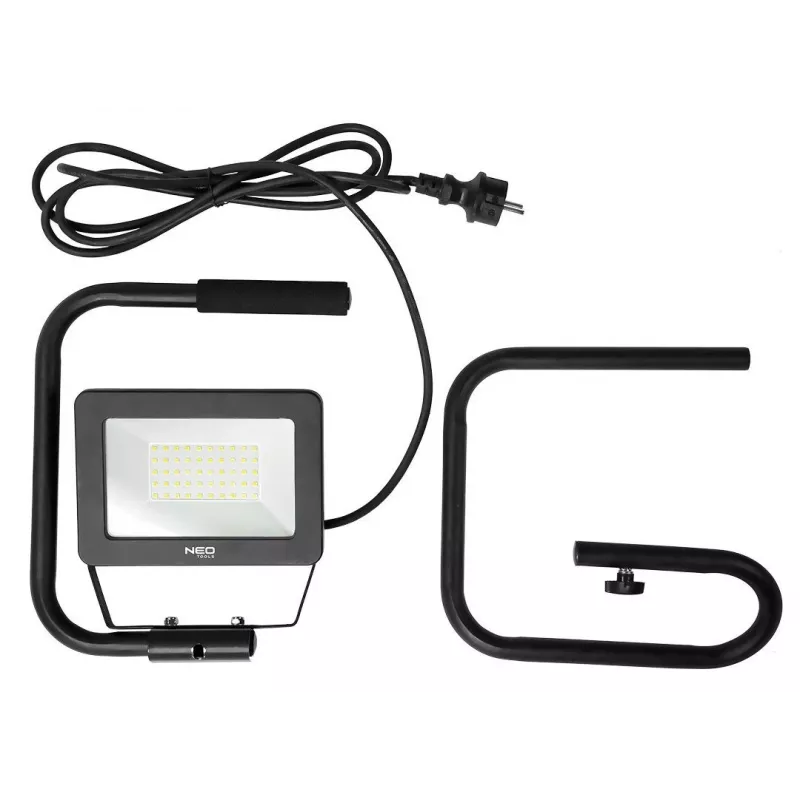 NEO TOOLS 99-063 20W COB LED įkraunamas prožektorius 1800lm IP65 su power bank funkcija