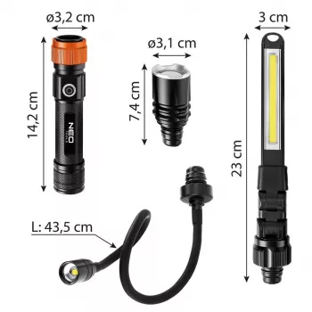 NEO TOOLS 99-107 lauko apšvietimas