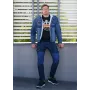 NEO TOOLS DENIM darbo kelnės su sustiprintais keliais, XL dydis