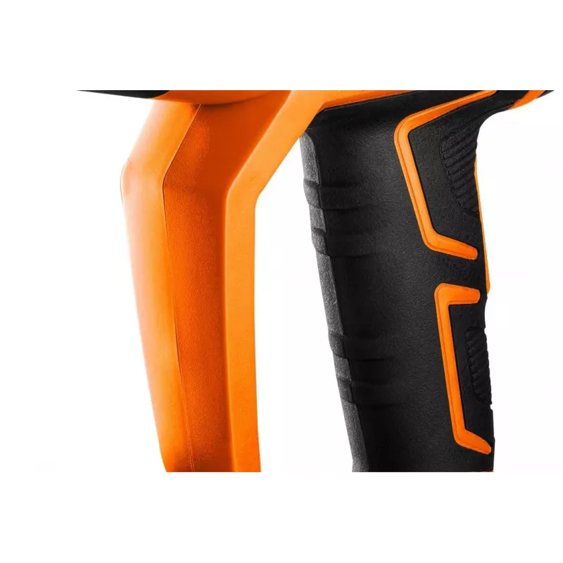 NEO TOOLS 04-710 2000W karšto oro pistoletas su LCD ekranu, 50°C ir 70-600°C, 4 antgaliai, grandiklis, dėklas