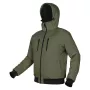 NEO TOOLS Izoliuota striukė su gobtuvu OUTDOOR, žalia, dydis M