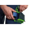 NEO TOOLS PREMIUM Vyriški medvilnės mišinio šortai su tamprumu, XXXL, juodi