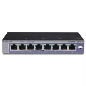 Netgear GS108E-400EUS 8 prievadų Gigabit Ethernet Plus jungiklis (Smart Managed Plus)