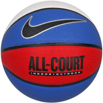 Nike Everyday All Court 8P krepšinio kamuolys, 7 dydis, nuleistas, mėlynas/baltas/raudonas