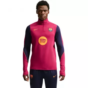 Nike FC Barcelona Strike vyriški futbolo marškinėliai bordo/kilnios raudonos spalvos, M dydis