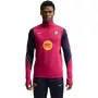 Nike FC Barcelona Strike vyriški futbolo marškinėliai Dark Beetroot/Black XL
