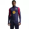 Nike FC Barcelona Strike vyrų futbolo treniruočių marškinėliai, tamsiai mėlyni, M dydis