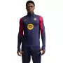 Nike FC Barcelona Strike vyrų treniruočių marškinėliai, tamsiai mėlyni, XL