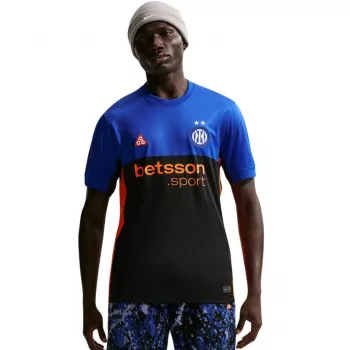 Nike Inter Milan 2025/2026 Stadium Special Edition vyrų futbolo marškinėliai juodi/mėlyni IM6998 413 L dydis